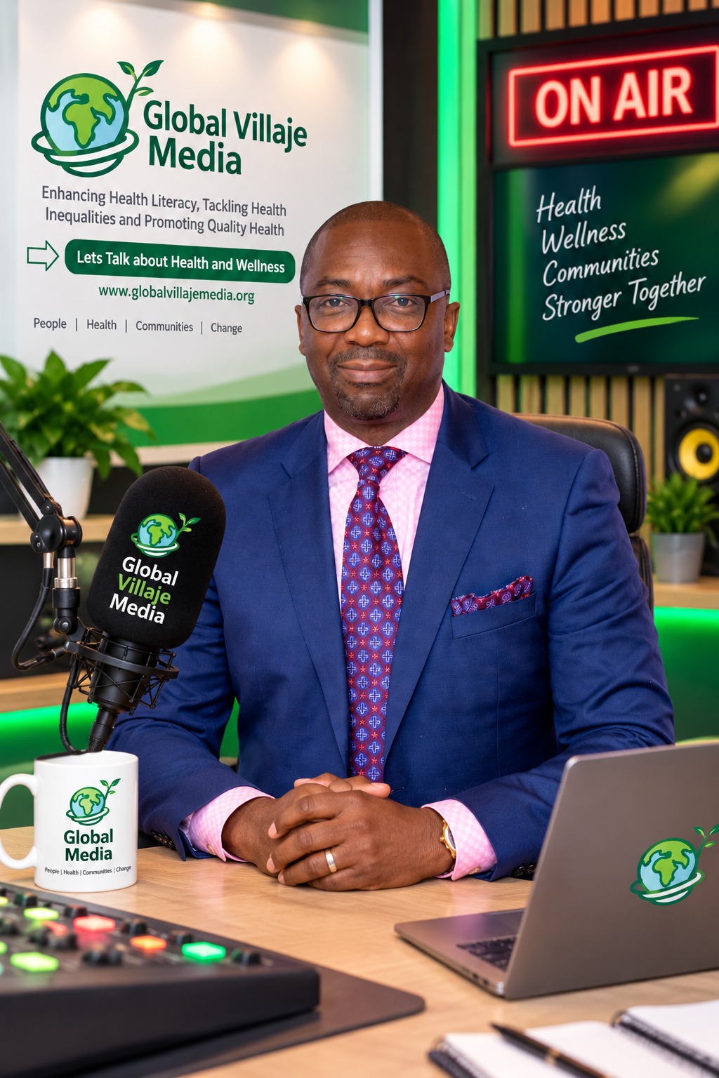 Founder of Global Villaje Media broadcasting and facilitating health conversations